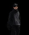 【 ATTACHMENT 】WO/ALPACA BOA ZIP UP BLOUSON - D.GRAY
