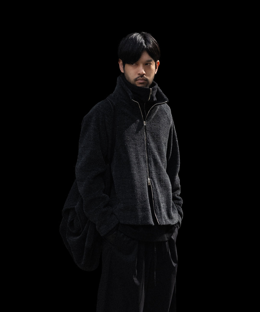 ATTACHMENT アタッチメントのWO/ALPACA BOA ZIP UP BLOUSON - D.GRAYの公式通販サイトsession福岡セレクトショップ