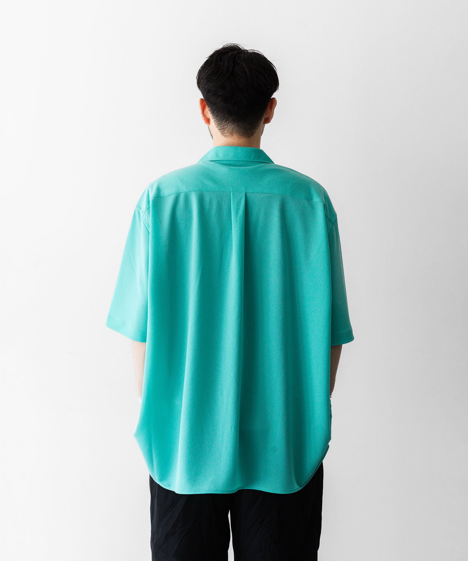 KANEMASA PHIL.】36G CUPRO ETHER SHIRT - TURQUOISE | 公式通販サイト