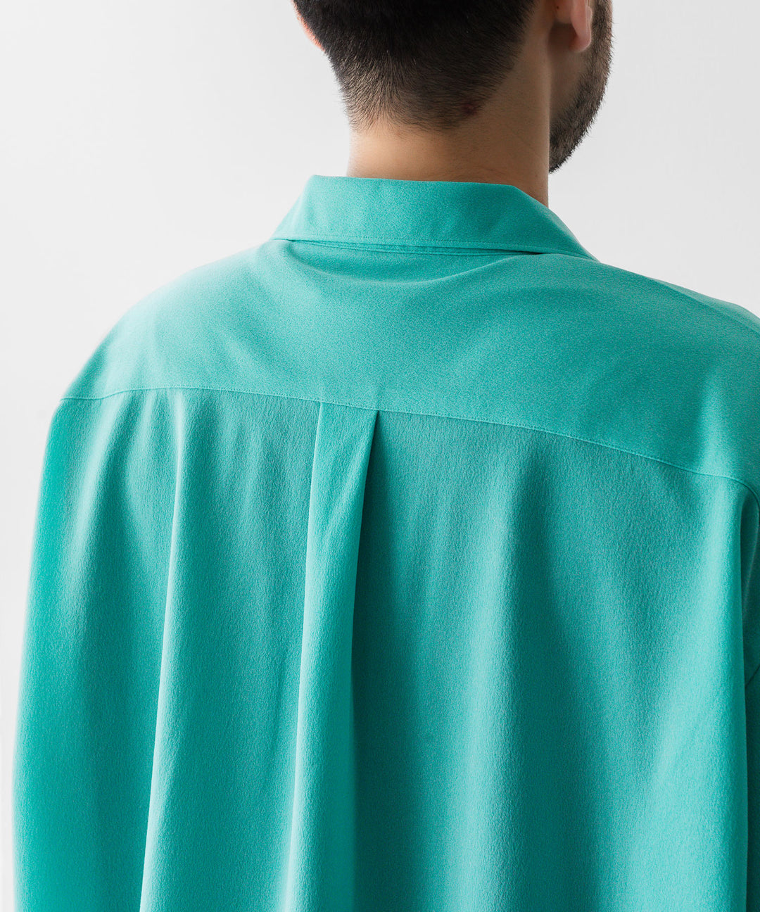 KANEMASA PHIL. カネマサフィルの36G CUPRO ETHER SHIRTのTURQUOISEの公式通販サイトsession福岡セレクトショップ