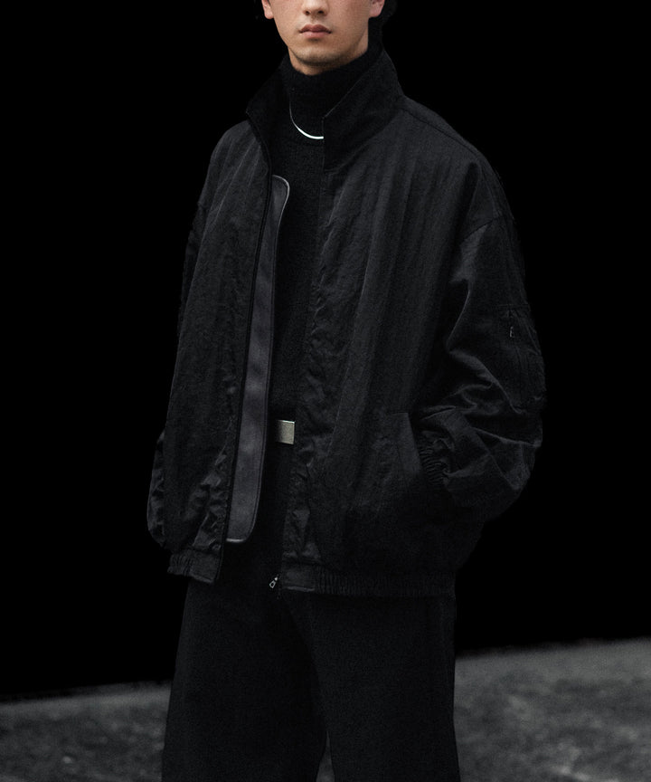 ssstein(シュタイン)のSHRUNK NYLON OVERSIZED FLIGHT JACKET - BLACKの公式通販サイトsession福岡セレクトショップ