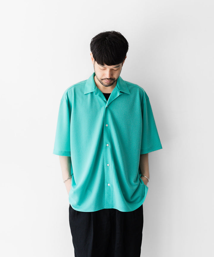 KANEMASA PHIL. カネマサフィルの36G CUPRO ETHER SHIRTのTURQUOISEの公式通販サイトsession福岡セレクトショップ