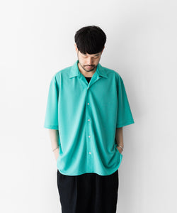 【未使用】theory luxe KEILA シャツ プルオーバー KANEMASA PHIL.】36G CUPRO ETHER SHIRT - TURQUOISE | 公式通販サイト
