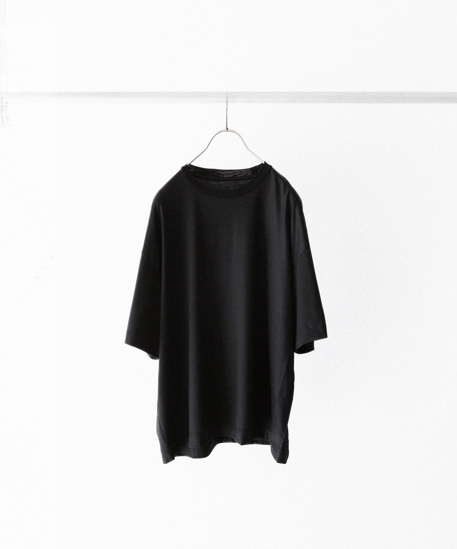 KANEMASA PHIL.】36G WOOL SS TEE - BLACK | 公式通販サイト session