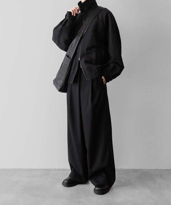 ssstein(シュタイン)のLI/NY POPLIN ZIP UP JACKET - BLACKの公式通販サイトsession福岡セレクトショップ