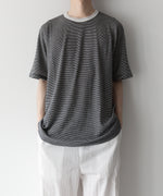 画像をギャラリービューアに読み込む, 【ssstein】STRIPED WOOL OVERSIZED SHORT SLEEVE TEE - OFF
