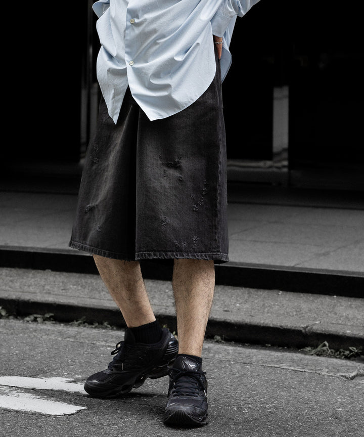 ssstein(シュタイン)のBAGGY DENIM SHORTS - BLACKの公式通販サイトsession福岡セレクトショップ