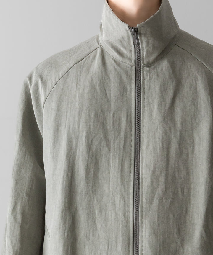 ssstein(シュタイン)のLI/NY POPLIN ZIP UP JACKET - BEIGE GREYの公式通販サイトsession福岡セレクトショップ