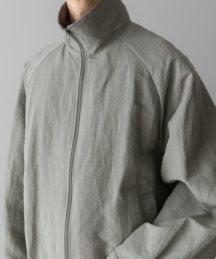 ssstein(シュタイン)のLI/NY POPLIN ZIP UP JACKET - BEIGE GREYの公式通販サイトsession福岡セレクトショップ