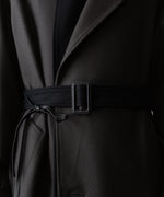 画像をギャラリービューアに読み込む, ssstein(シュタイン)の24AWコレクション DOUBLE LAPELED DOUBLE BREASTED COAT - GREY KHAKI × BLACK 公式通販サイトsession福岡セレクトショップ
