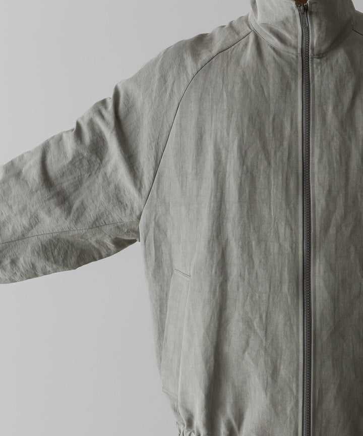 ssstein(シュタイン)のLI/NY POPLIN ZIP UP JACKET - BEIGE GREYの公式通販サイトsession福岡セレクトショップ