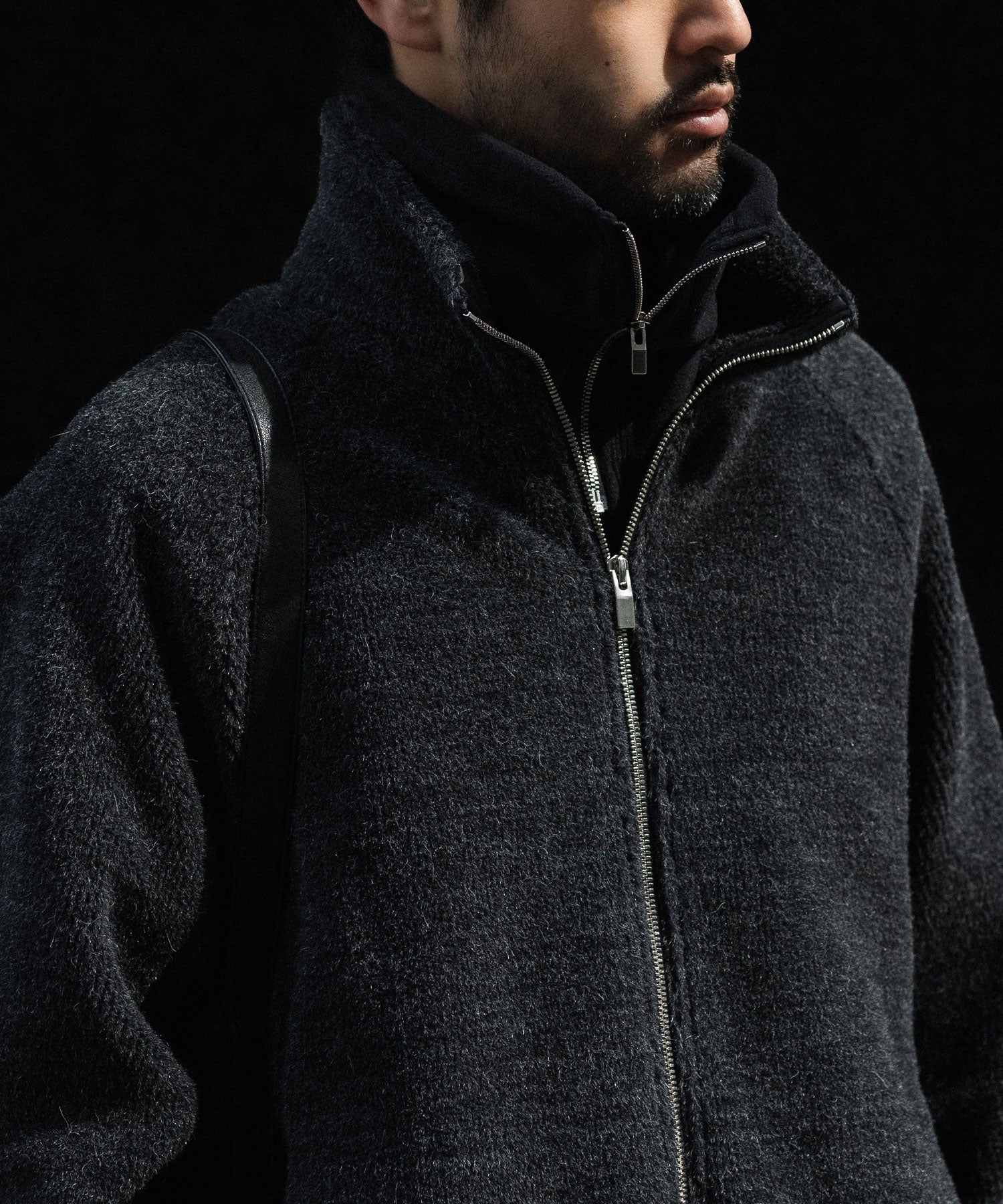 ATTACHMENT アタッチメントのWO/ALPACA BOA ZIP UP BLOUSON - D.GRAYの公式通販サイトsession福岡セレクトショップ