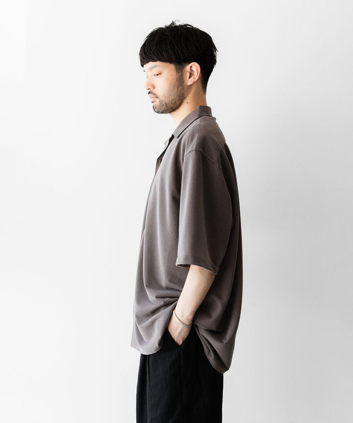 KANEMASA PHIL. カネマサフィルの36G CUPRO ETHER SHIRTのCHARCOALの公式通販サイトsession福岡セレクトショップ