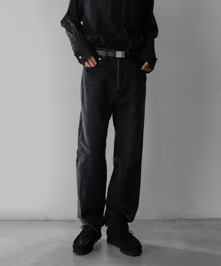 stein(シュタイン)の24SSコレクションVINTAGE REPRODUCTION DENIM JEANSのBLACK sessionセッション福岡セレクトショップ 公式通販サイト