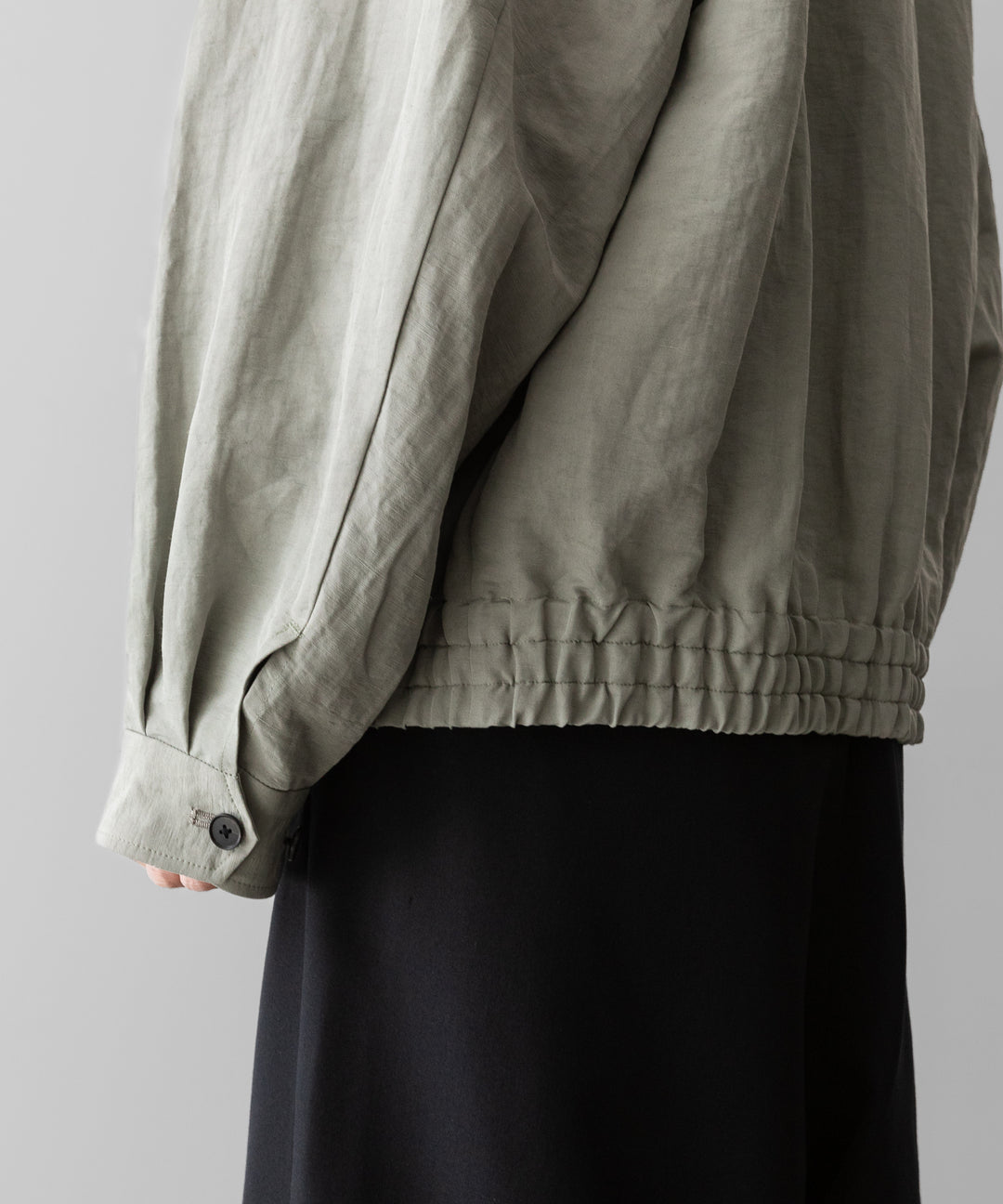 ssstein(シュタイン)のLI/NY POPLIN ZIP UP JACKET - BEIGE GREYの公式通販サイトsession福岡セレクトショップ