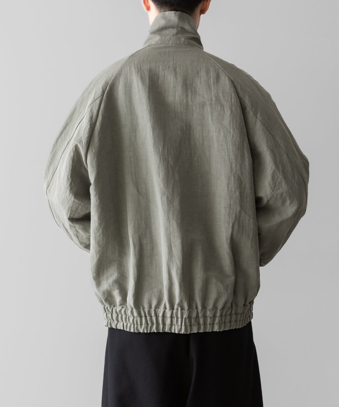 ssstein(シュタイン)のLI/NY POPLIN ZIP UP JACKET - BEIGE GREYの公式通販サイトsession福岡セレクトショップ