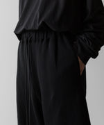 画像をギャラリービューアに読み込む, VEIN ヴェインのCO SWEAT CUT OFF BAGGY TROUSERS - BLACKの公式通販サイトsession福岡セレクトショップ
