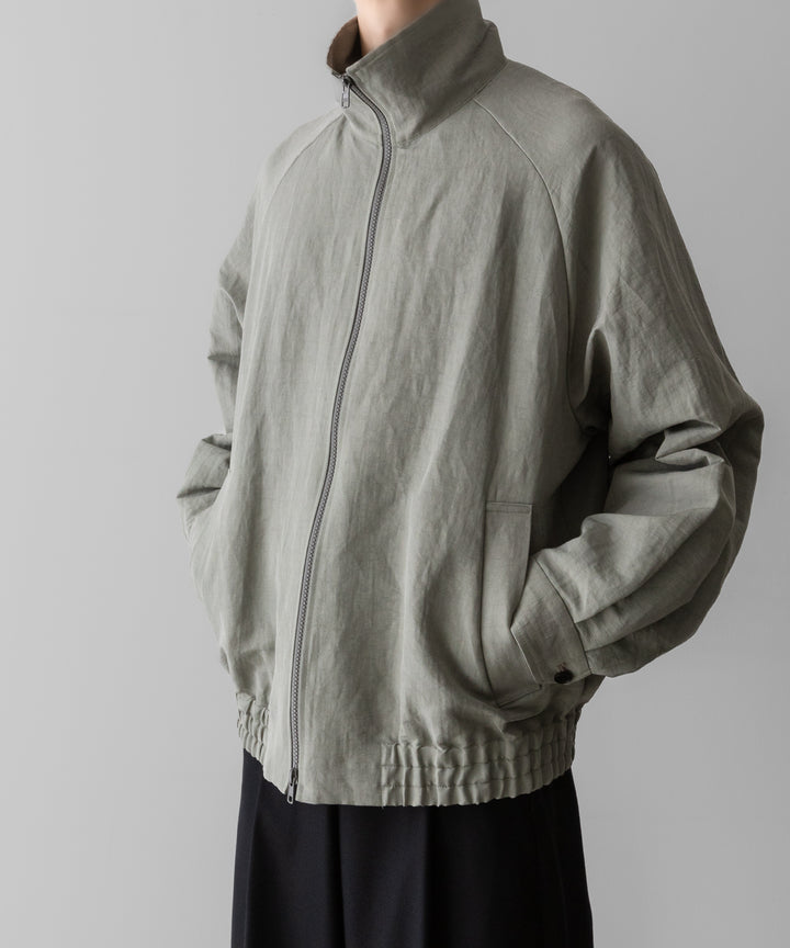 ssstein(シュタイン)のLI/NY POPLIN ZIP UP JACKET - BEIGE GREYの公式通販サイトsession福岡セレクトショップ