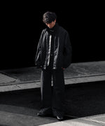 画像をギャラリービューアに読み込む, ssstein(シュタイン)のSHRUNK NYLON OVERSIZED FLIGHT JACKET - BLACKの公式通販サイトsession福岡セレクトショップ
