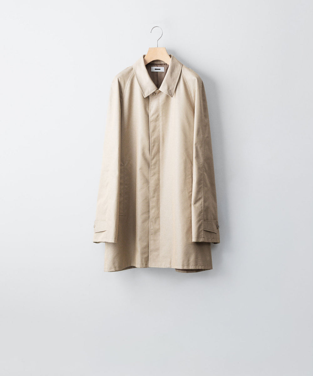 REVERBERATE リバーバレイトのTRENCH COAT SHORT-PLのBEIGE 公式通販サイトsession福岡セレクトショップ