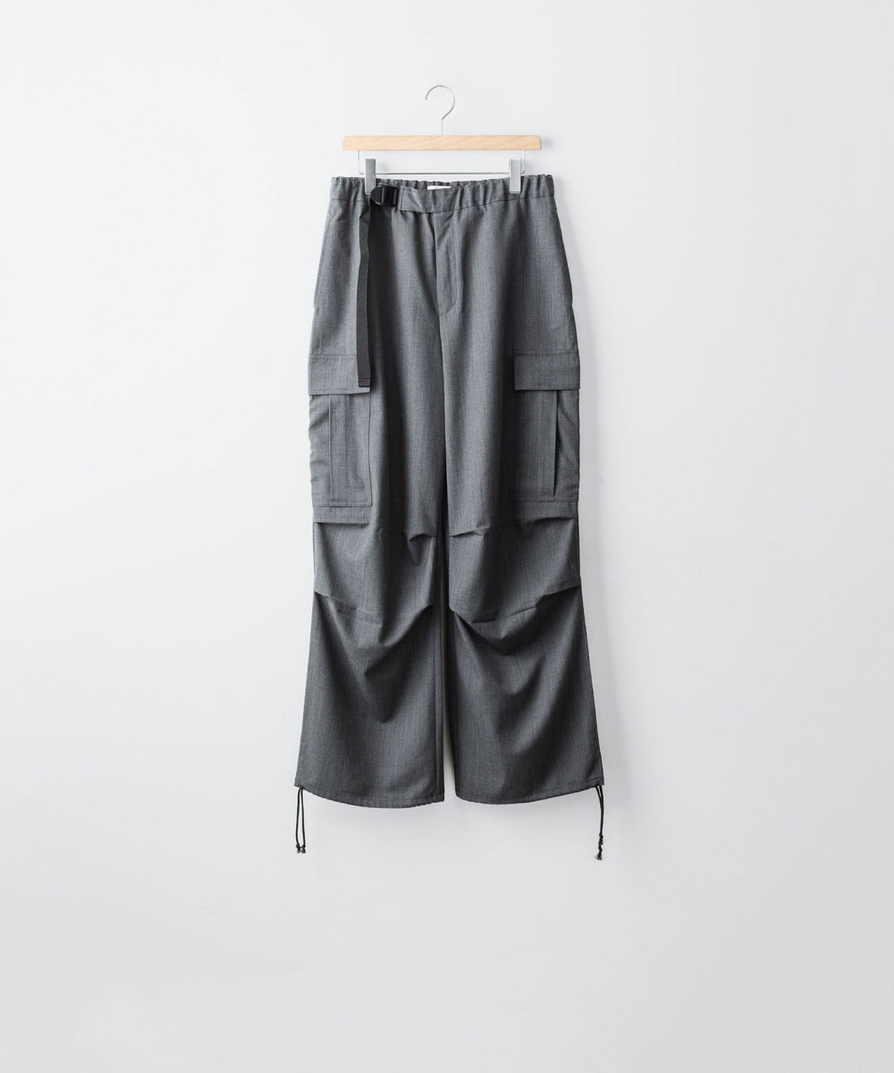 REVERBERATE リバーバレイトのCARGO PANTS-PLのGREY 公式通販サイトsession福岡セレクトショップ