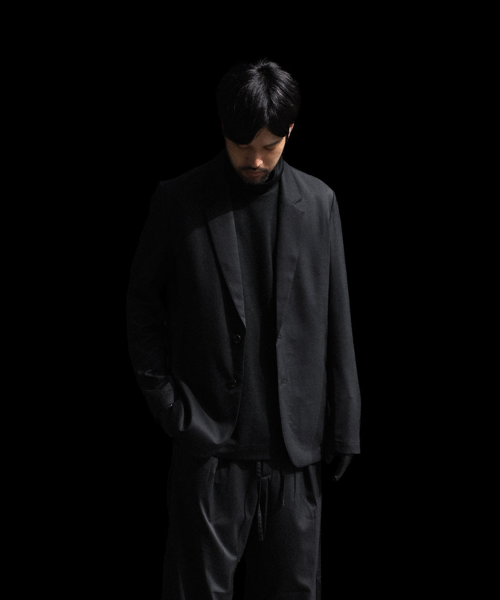 ATTACHMENT アタッチメントのT/W/SI STRETCH GABARDINE 2B JKT - BLACKの公式通販サイトsession福岡セレクトショップ