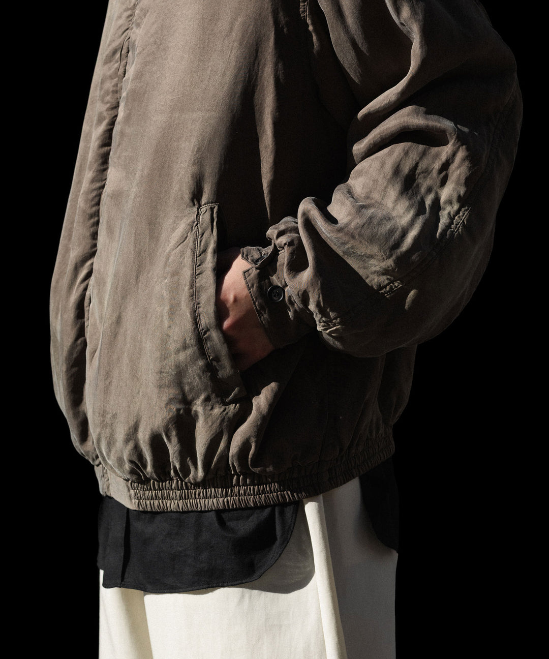 ssstein(シュタイン)のCUPRO FIBRIL VINTAGE ZIP JACKET - KHAKIの公式通販サイトsession福岡セレクトショップ