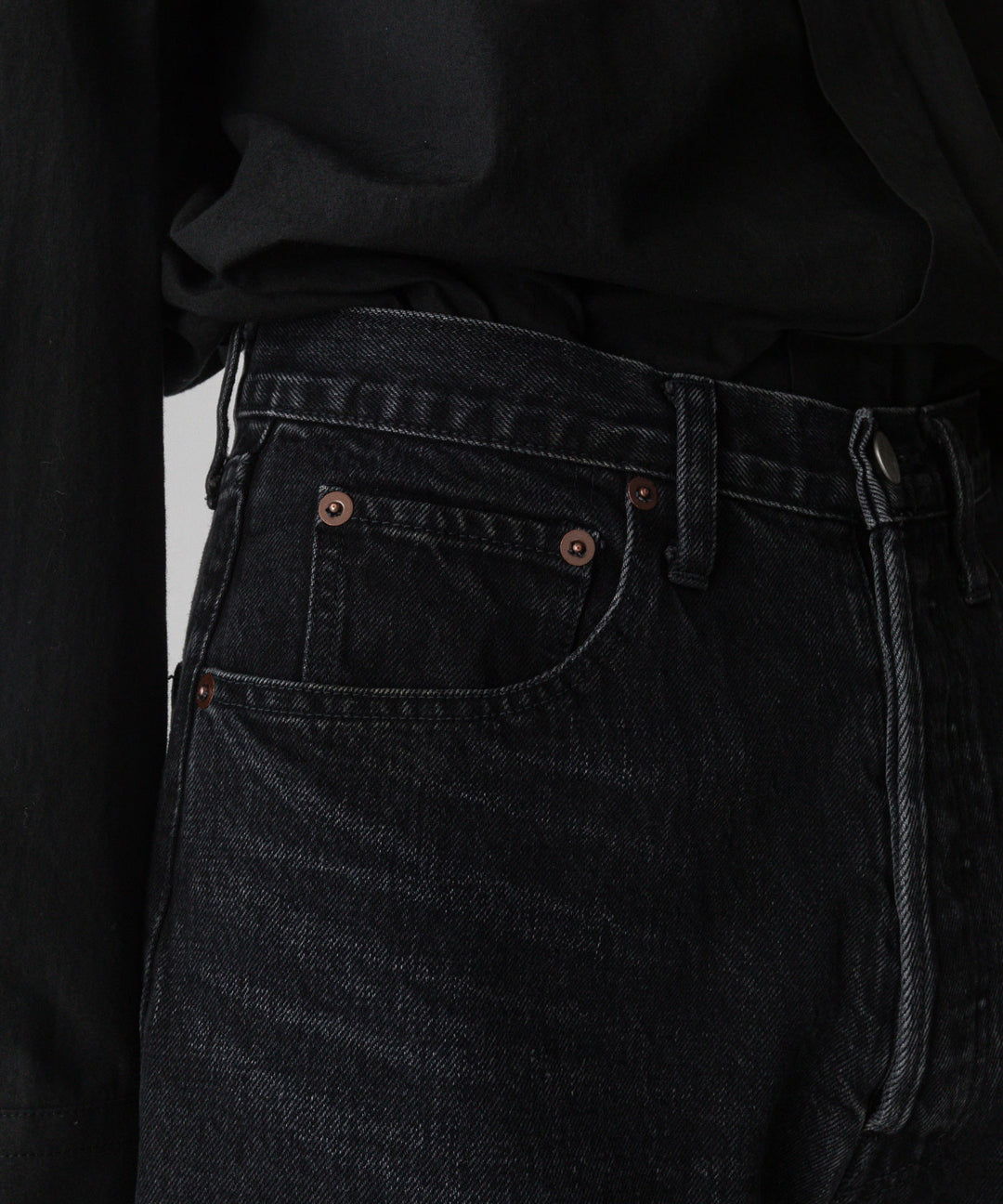 stein(シュタイン)の24SSコレクションVINTAGE REPRODUCTION DENIM JEANSのBLACK sessionセッション福岡セレクトショップ 公式通販サイト