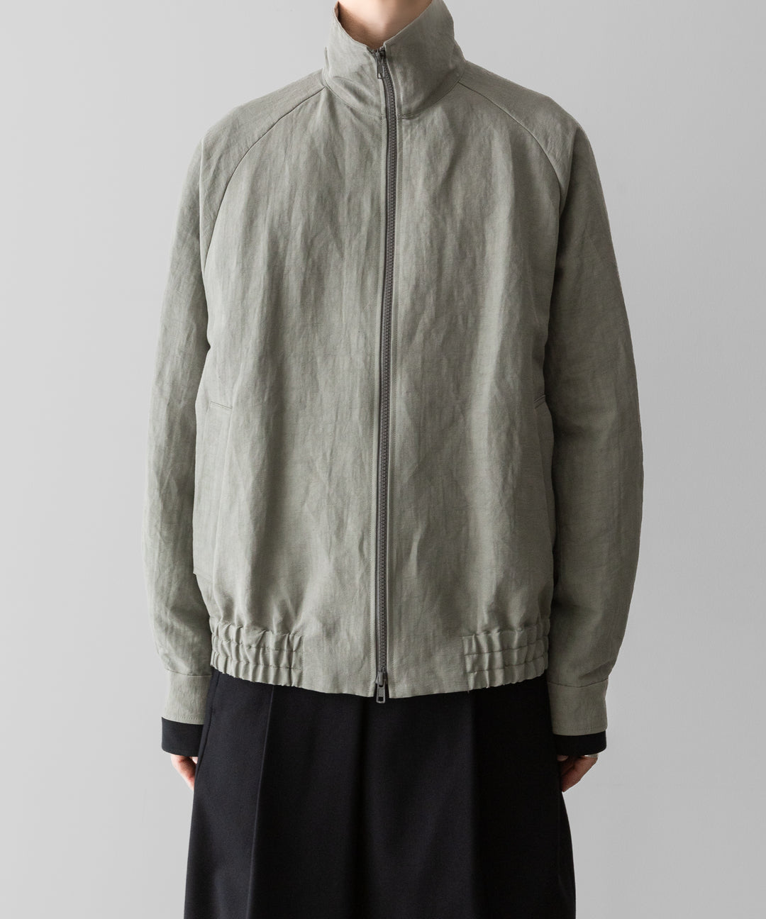ssstein(シュタイン)のLI/NY POPLIN ZIP UP JACKET - BEIGE GREYの公式通販サイトsession福岡セレクトショップ