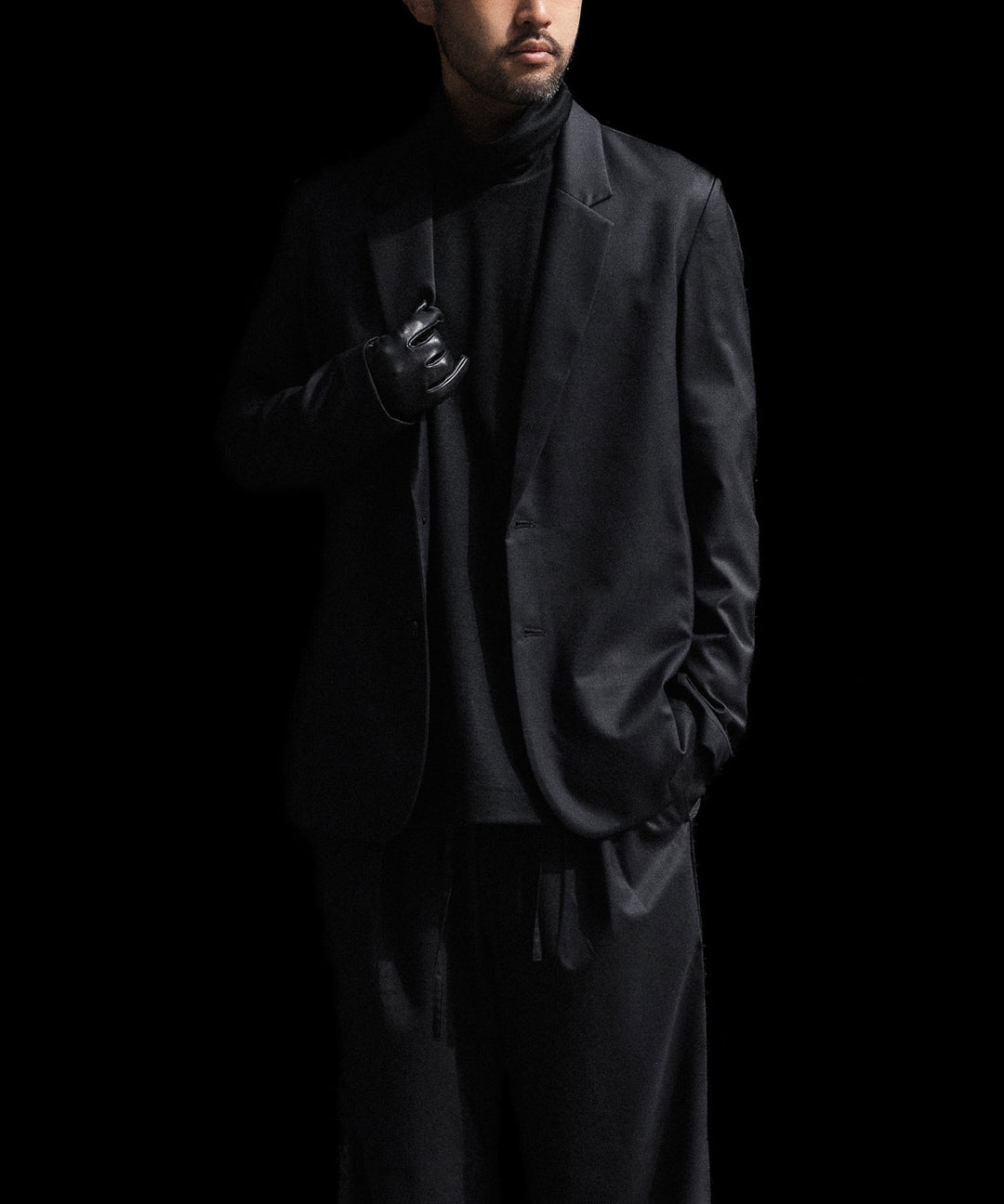 ATTACHMENT アタッチメントのT/W/SI STRETCH GABARDINE 2B JKT - BLACKの公式通販サイトsession福岡セレクトショップ