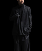 画像をギャラリービューアに読み込む, ATTACHMENT アタッチメントのT/W/SI STRETCH GABARDINE 2B JKT - BLACKの公式通販サイトsession福岡セレクトショップ
