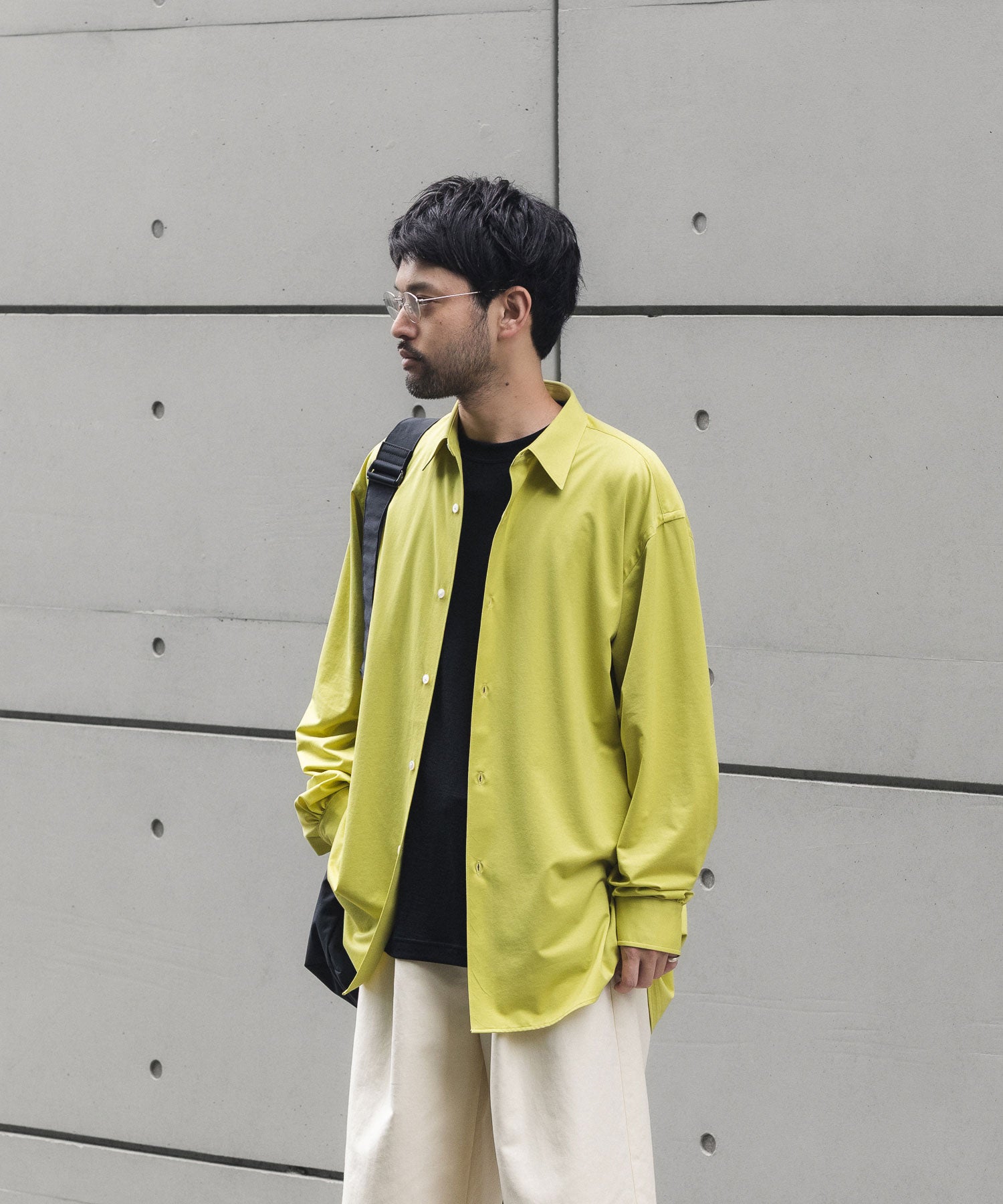 CAMPUS イエロー 長袖シャツ 15-15½ KANEMASA PHIL.】46G MODEST SHIRT - LIME YELLOW | 公式通販サイト