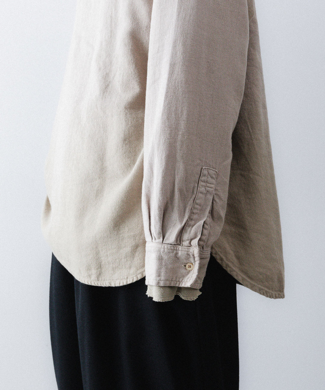 concause-コンコースのSKIPPER SHIRT(SOLID)のBEIGE公式通販サイトsession福岡セレクトショップ