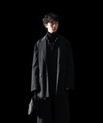 画像をギャラリービューアに読み込む, ssstein(シュタイン)のCOTTON RAYON VINTAGE COACH JACKET - BLACKの公式通販サイトsession福岡セレクトショップ
