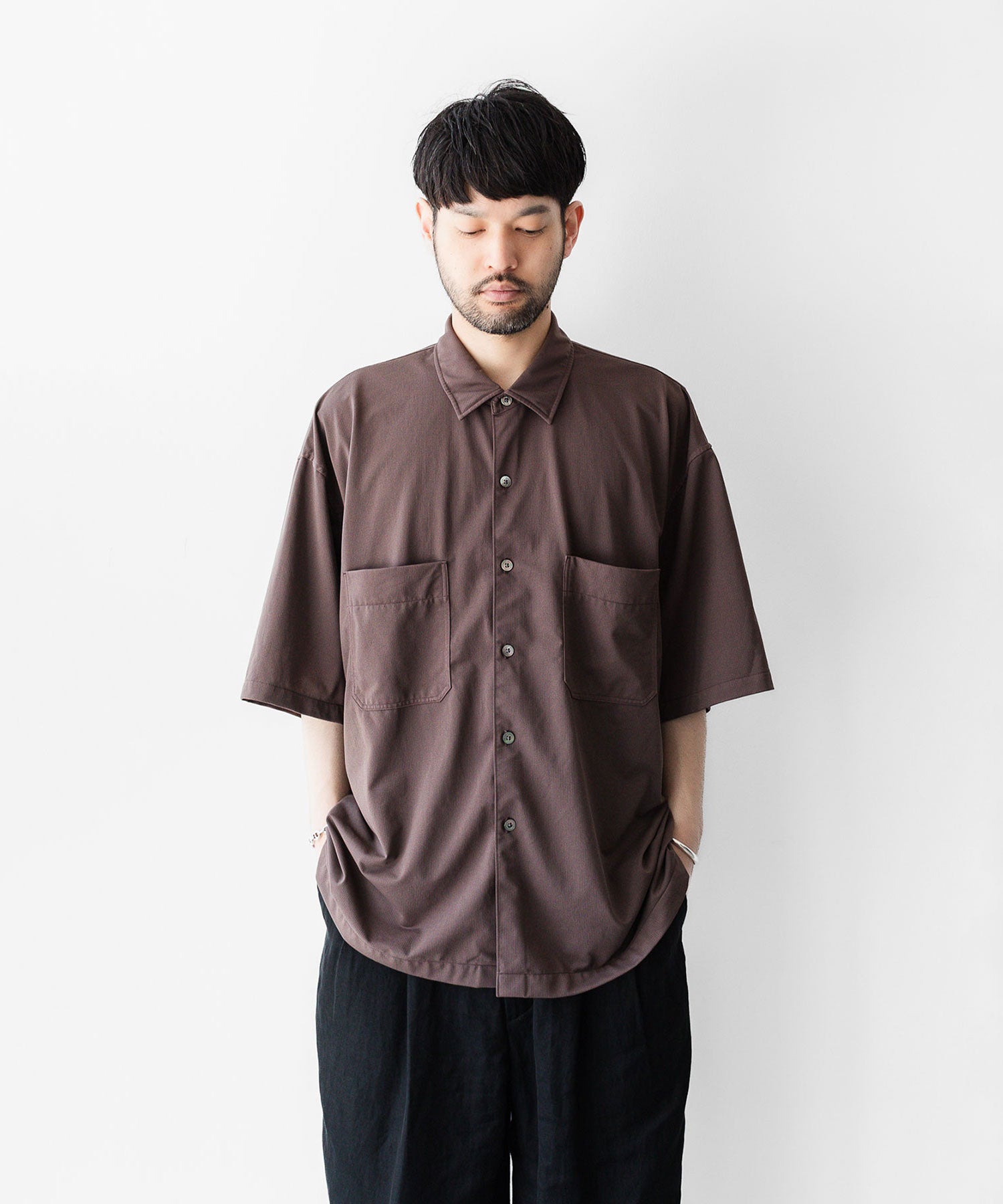 【受注会完売品】JAPAN CALF NATURAL DYED 製品染め　BBB KAMANOTSUBO from俊彦窯 置き型手洗鉢320mm/Hits Online Shop(ヒッツ