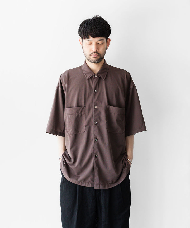 KANEMASA PHIL. カネマサフィルの36G NYLON BALISE SS SHIRTのBROWN DYEの公式通販サイトsession福岡セレクトショップ