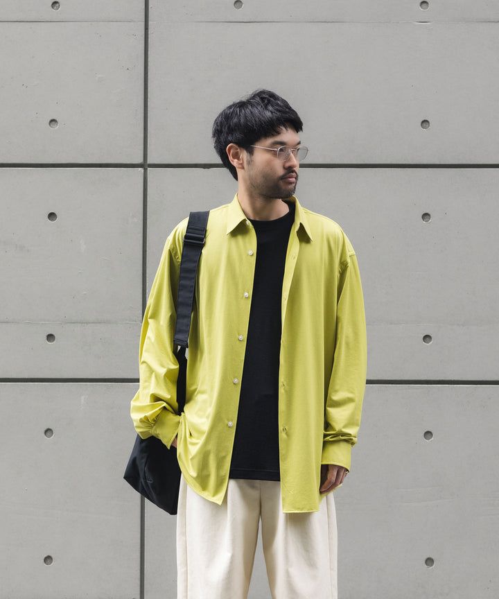 KANEMASA PHIL. カネマサフィルの46G MODEST SHIRTのLIME YELLOW 公式通販サイトsession福岡セレクトショップ