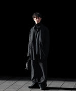 画像をギャラリービューアに読み込む, ssstein(シュタイン)のDOUBLE WEAVE COTTON ROUND PANTS - BLACKの公式通販サイトsession福岡セレクトショップ
