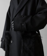 画像をギャラリービューアに読み込む, ssstein(シュタイン)の24AWコレクション OVERSIZED POCKET COAT (POCKET FUR) - BLACK 公式通販サイトsession福岡セレクトショップ
