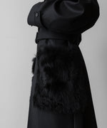 画像をギャラリービューアに読み込む, ssstein(シュタイン)の24AWコレクション OVERSIZED POCKET COAT (POCKET FUR) - BLACK 公式通販サイトsession福岡セレクトショップ
