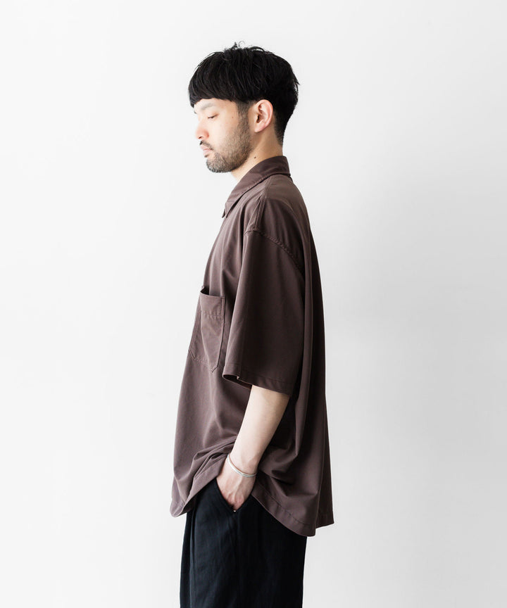 KANEMASA PHIL. カネマサフィルの36G NYLON BALISE SS SHIRTのBROWN DYEの公式通販サイトsession福岡セレクトショップ