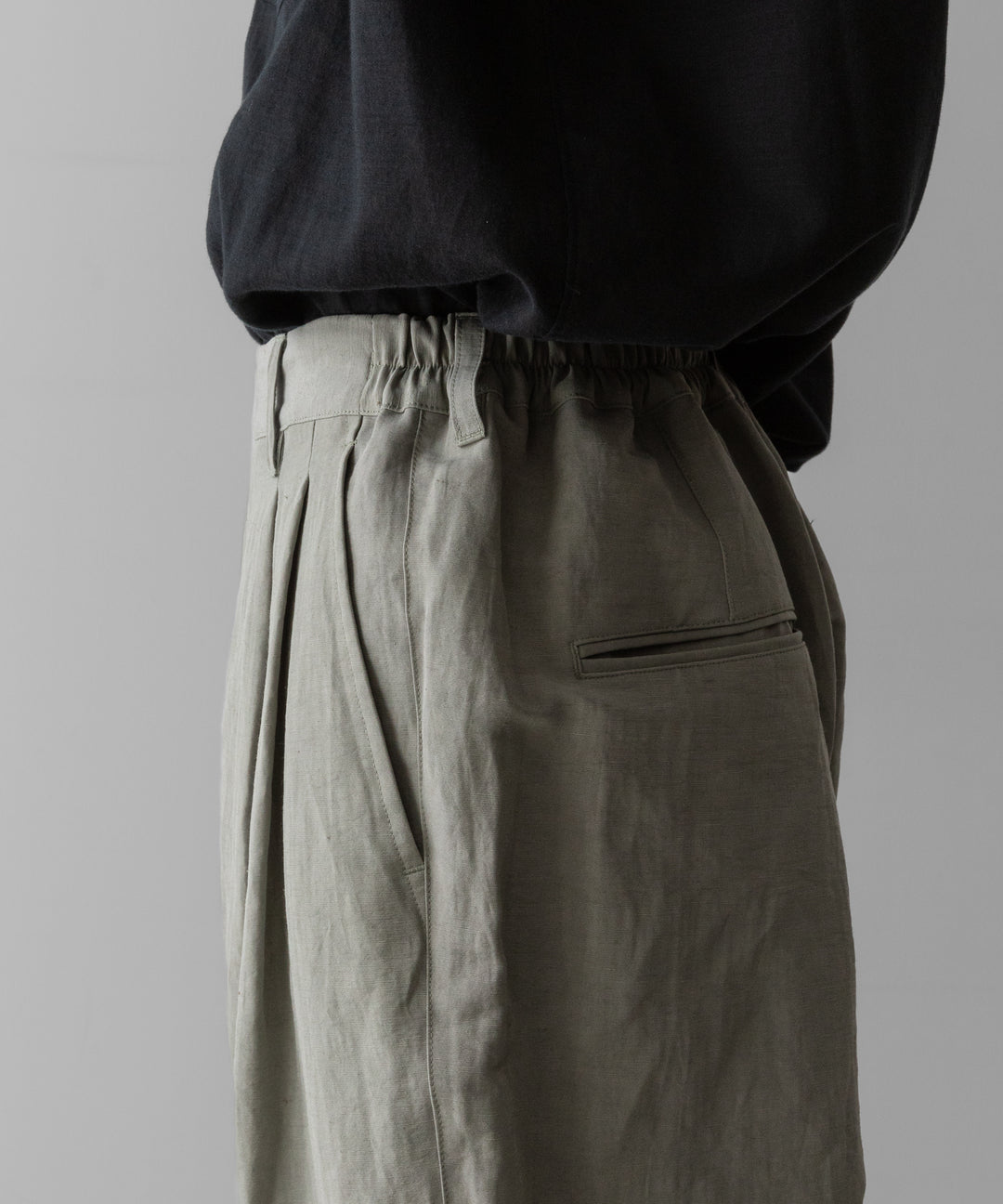 ssstein(シュタイン)のLI/NY POPLIN WIDE EASY TROUSERS - BEIGE GREYの公式通販サイトsession福岡セレクトショップ