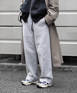 ssstein(シュタイン)のCOTTON DOUBLE KNIT TWIST SEAM PANTS - TOP GREYの公式通販サイトsession福岡セレクトショップ