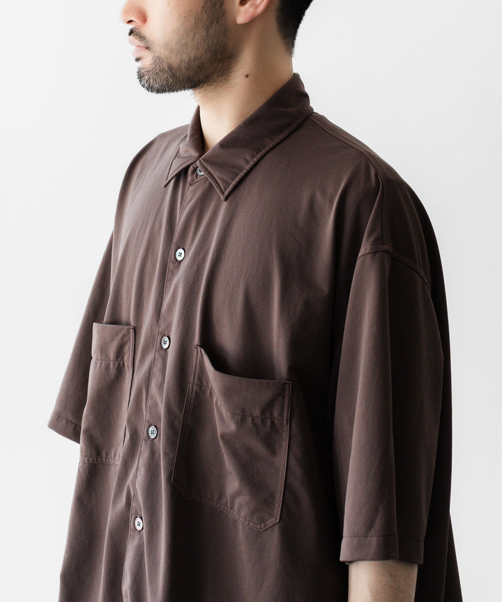 KANEMASA PHIL. カネマサフィルの36G NYLON BALISE SS SHIRTのBROWN DYEの公式通販サイトsession福岡セレクトショップ
