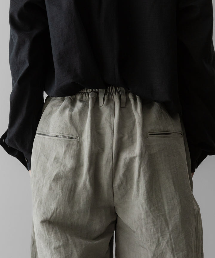 ssstein(シュタイン)のLI/NY POPLIN WIDE EASY TROUSERS - BEIGE GREYの公式通販サイトsession福岡セレクトショップ
