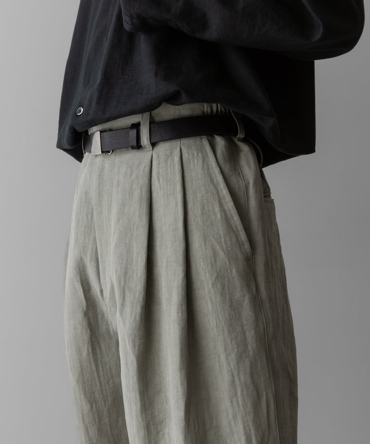 ssstein(シュタイン)のLI/NY POPLIN WIDE EASY TROUSERS - BEIGE GREYの公式通販サイトsession福岡セレクトショップ