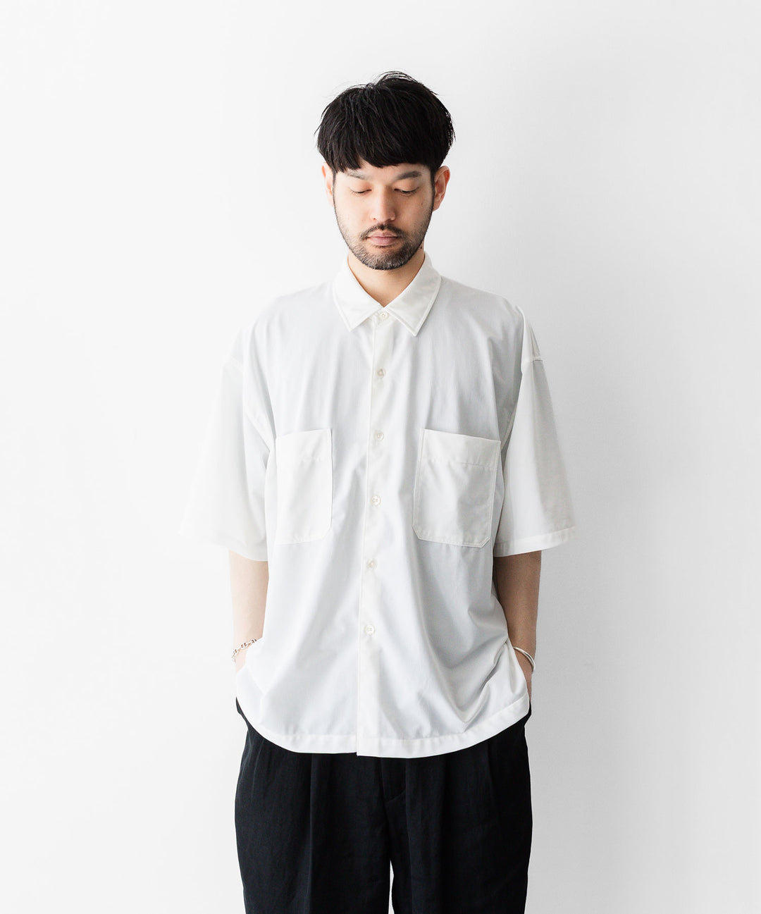 KANEMASA PHIL. カネマサフィルの36G NYLON BALISE SS SHIRTのWHITE DYEの公式通販サイトsession福岡セレクトショップ