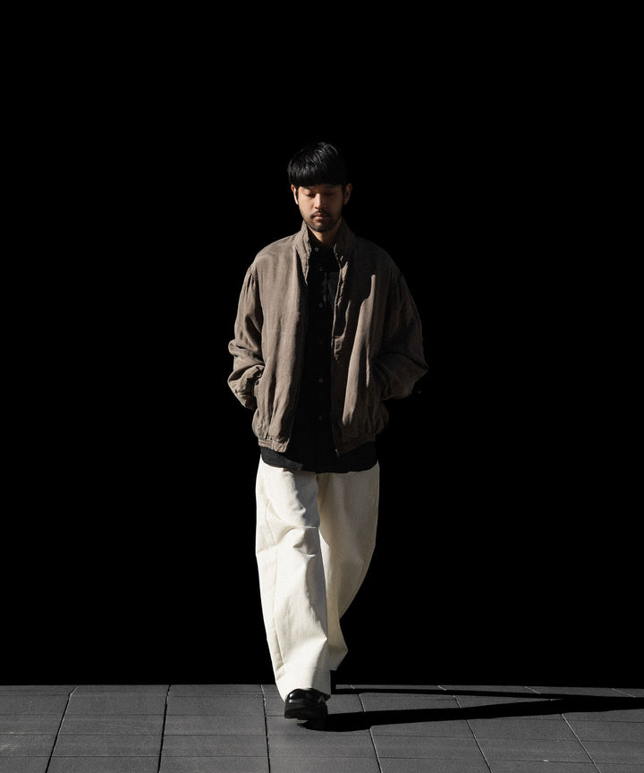 ssstein(シュタイン)のDOUBLE WEAVE COTTON ROUND PANTS - CREAMの公式通販サイトsession福岡セレクトショップ