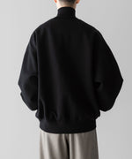 画像をギャラリービューアに読み込む, ssstein(シュタイン)のOVERSIZED DOUBLE KNIT ZIP JACKET - BLACK×BLACKの公式通販サイトsession福岡セレクトショップ
