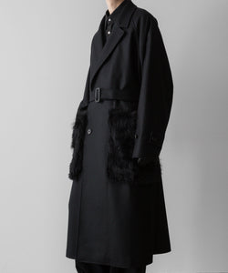 ssstein(シュタイン)の24AWコレクション OVERSIZED POCKET COAT (POCKET FUR) - BLACK 公式通販サイトsession福岡セレクトショップ